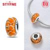 Copper Colorful Flower Series Murano Glass Beads Luxury Charm Fit Original Braceletdiy Fine Jewelry Gift For Women