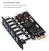 7-портовая PCI-E карта-адаптер USB 3.0 для настольного компьютера - Не требует внешнего питания, чип NEC