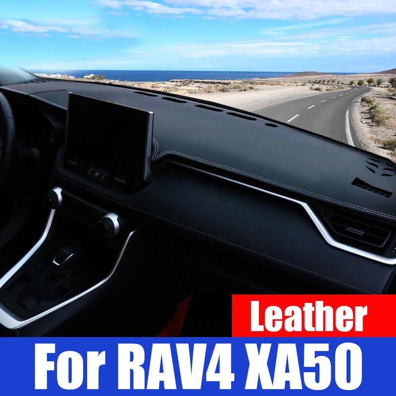 Чехол на приборную панель автомобиля, панель для инструментов, чехол для стола, коврик, отделка ковров для Toyota RAV4 XA50 2022