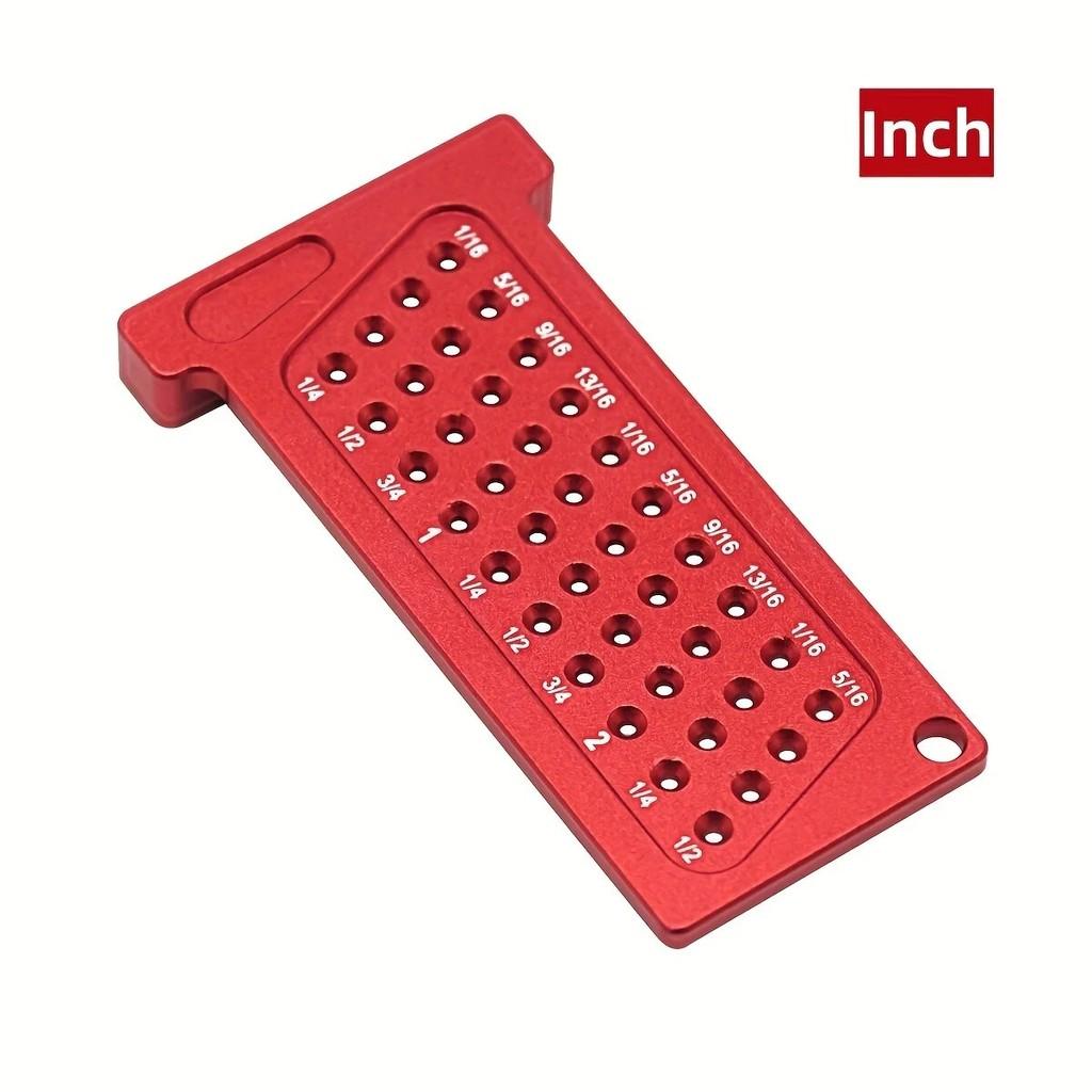 Деревообрабатывающий разметочный инструмент Метрическая и дюймовая прецизионная Т-линейка Маленькая алюминиевая карманная линейка Разметочный калибр Столярная поперечная калибровочная линейка