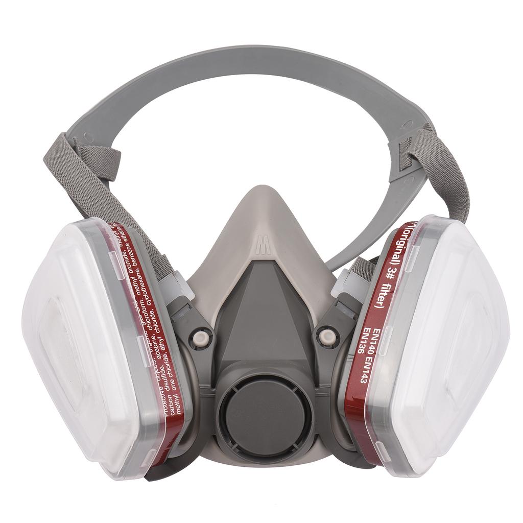 Reusable Respirator Half Facepiece 6200 Gas Mask Breathing Protection Respirators with Safety