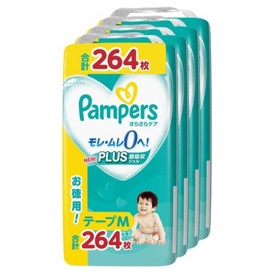 M Pampers Diaper Smooth Care 264 листа x 4 [размер ленты] (6~11 кг) (66 упаковок) [Элемент дела]
