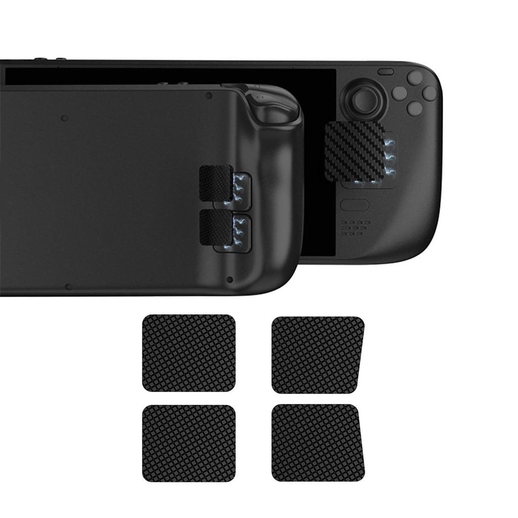 Для Steam Deck Host Protection-Decal Set Scratch-Stick Dust-Plug Touchpad Sticker Наклейка на заднюю кнопку Trackpad Decal