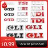Для VW VOLKSWAGEN 2026 Новый 3D Металл TSI TDI GTD GLI Задняя Крышка Багажника Эмблема Значок Наклейки Авто Стикер Для VW Volkswagen Polo Golf