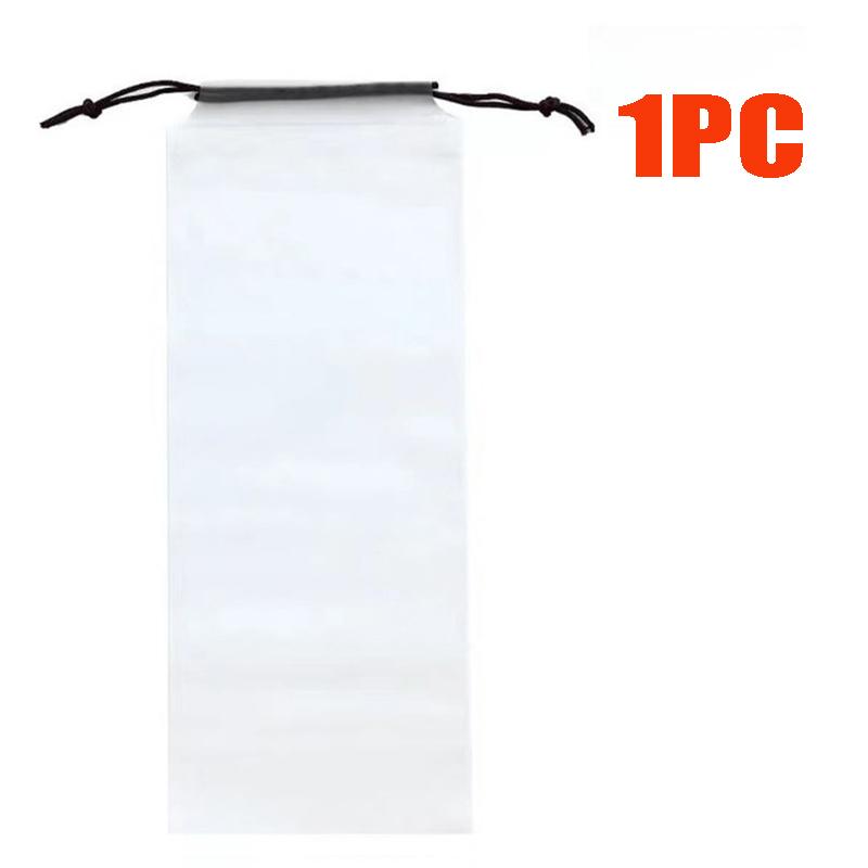 Сумка для хранения зонтика, прозрачный пластиковый водонепроницаемый чехол для зонтика, устойчивый к загрязнениям, многоразовые переносные сумки со шнурком для домашнего хранения