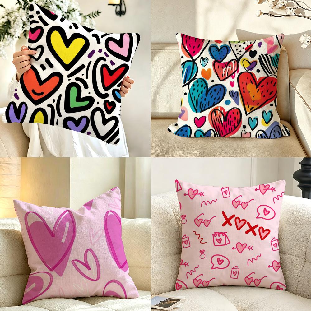 Trend LLovely Cushion Cover Pillow Case Antidustmite Pillowcase Silky Short Plush Sofa Cushion Cover hot