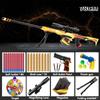 Barrett Soft Bullet Shell Ejecting Toy Machine Gun Manual Rifle Sniper Airsoft Blaster Gun Weapons Outdoor Toys for Children Kid