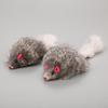 1/2/6Pcs Cat Mice Toys False Mouse Cat Toy Long Tail Mice Soft Real Rabbit Fur Cat Teasing Pole Plush Cat Toy For Pet Cats Dogs