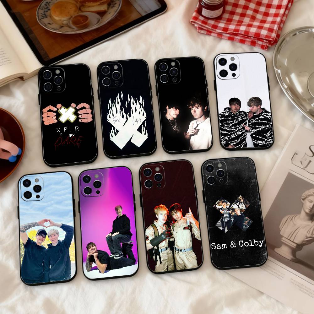 S-Sam And Colby XPLR Adventure Чехол для телефона Силиконовый Мягкий Для IPhone 17 16 15 14 13 12 11 X XR Plus Pro Max Plus