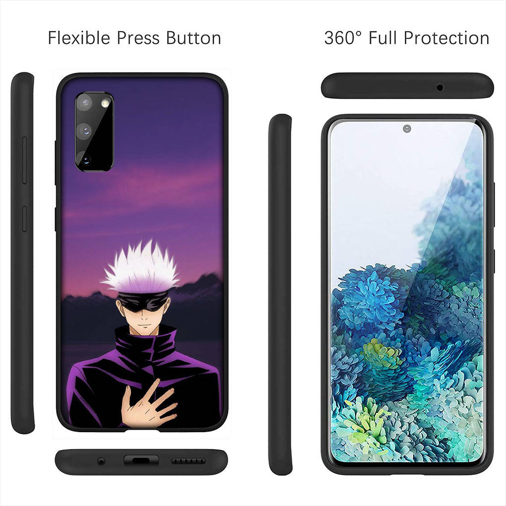 Для iPhone 16 15 Xiaomi Redmi Note 14 13 12 11 Pro Max X 8 16e Samsung Galaxy S25 S24 S23 Moto OPPO Huawei Jujutsu Anime Kaisen Gojo Satoru чехол для телефона