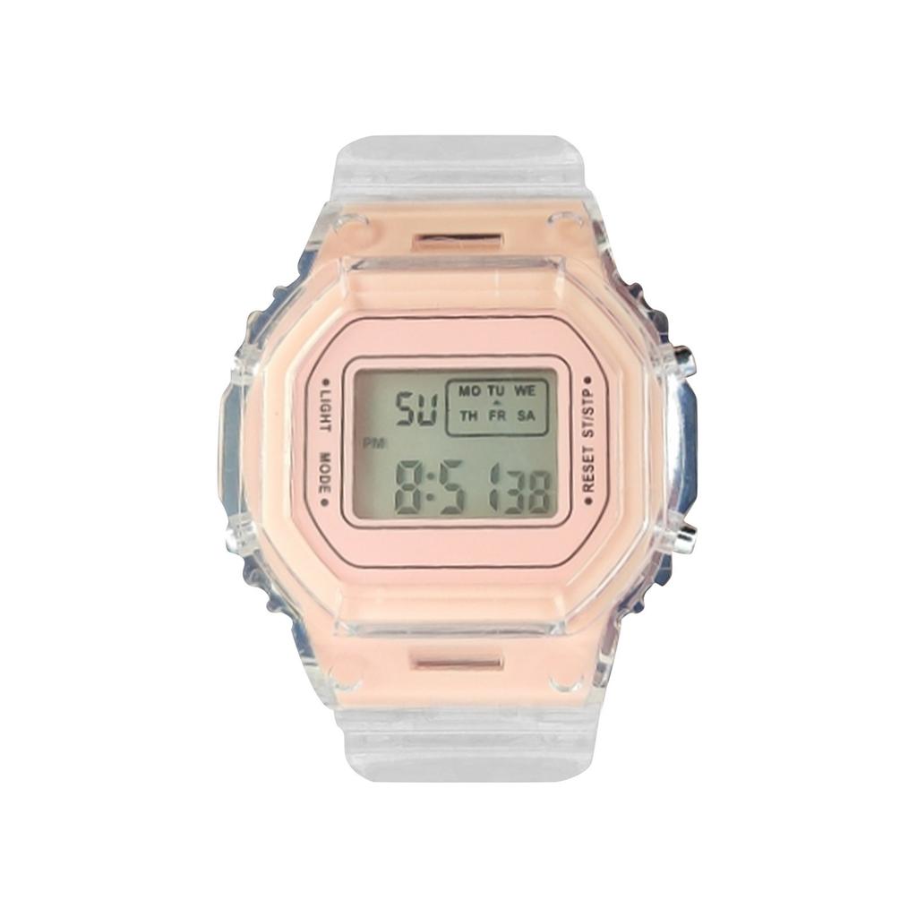 Модные мужские и женские часы, прозрачные цифровые часы для любителей спорта, детские наручные часы, женские часы