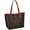 Tote Bag CV976 [Coach] Women's Brown/Red [Item]