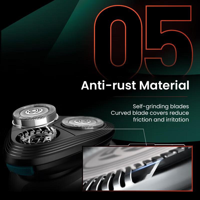 Philips Электробритва Mini Whirlwind Модернизированная импортная бритва с 3 лезвиями, водонепроницаемая и чистая бритва для всего тела S1115 [быстрая зарядка в течение 1 часа]