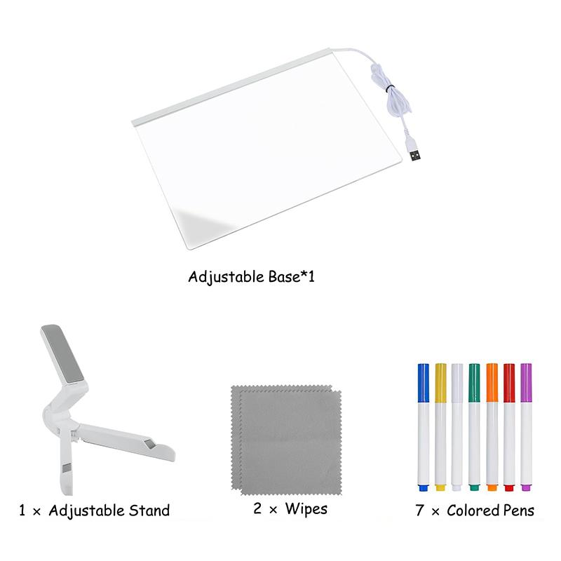 Креативная светодиодная лампа, доска для заметок, стираемая USB-доска для рисования, ночник для спальни, подарок на день рождения для детей, ночник