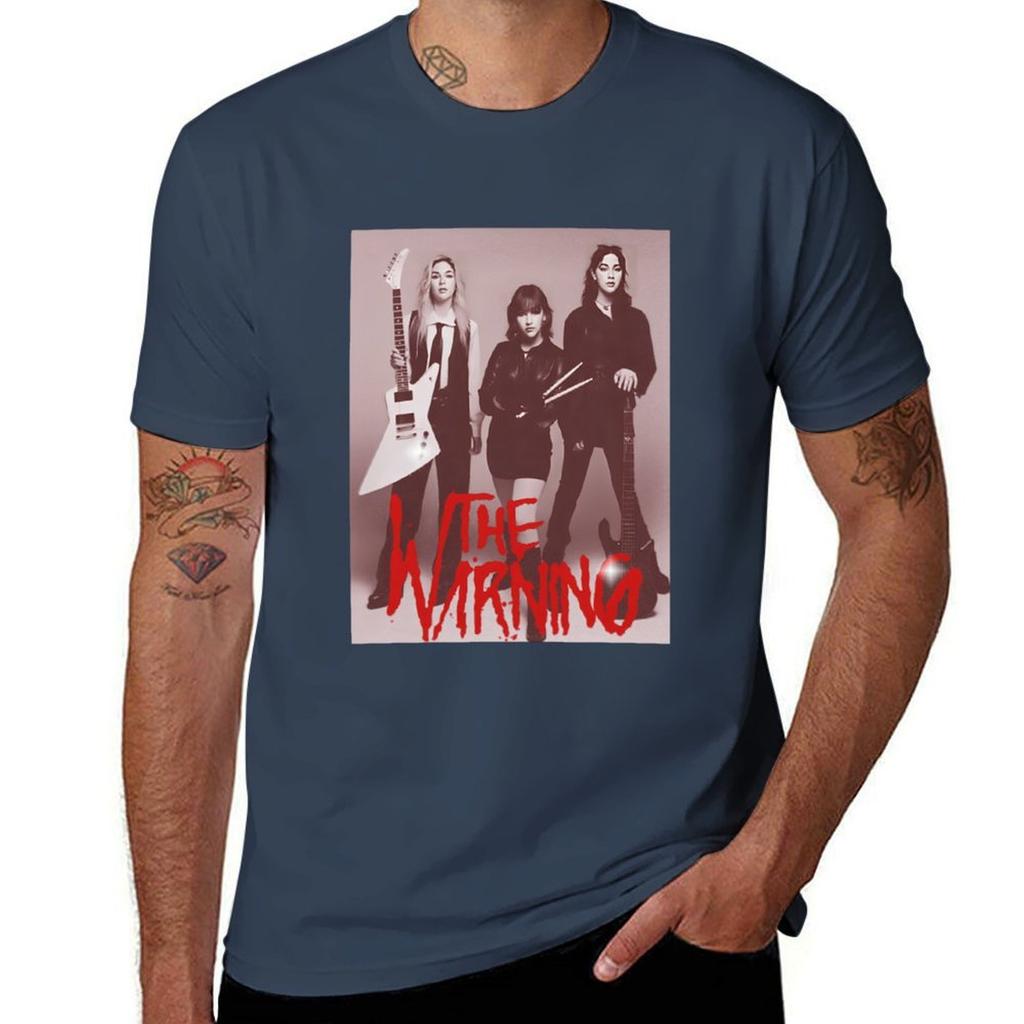 The Warning Band Tshirt Utility Work Short Sleeve Top