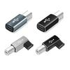 Квадратный кабель для зарядки USB — USB C Квадратный разъем — Type C Зарядное устройство Адаптер питания Конвертер для ноутбуков Телефона Планшета