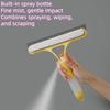 3‑in‑1 Window Cleaning Tool, Spray‑Type Glass Squeegee, Multi‑Purpose Household Cleaning Wiper for Mirror, Shower and Car Window