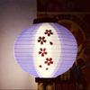 Japanese cloth Lantern Waterproof New Round 30x30CM Hanging Outside Sushi Shop Restaurant Decor flag Ornament Multi Patterns