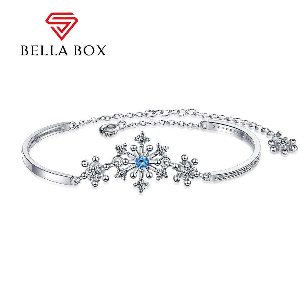 BELLA BOX Браслет Снежинка Браслет из свежего циркония с бриллиантами и инкрустацией