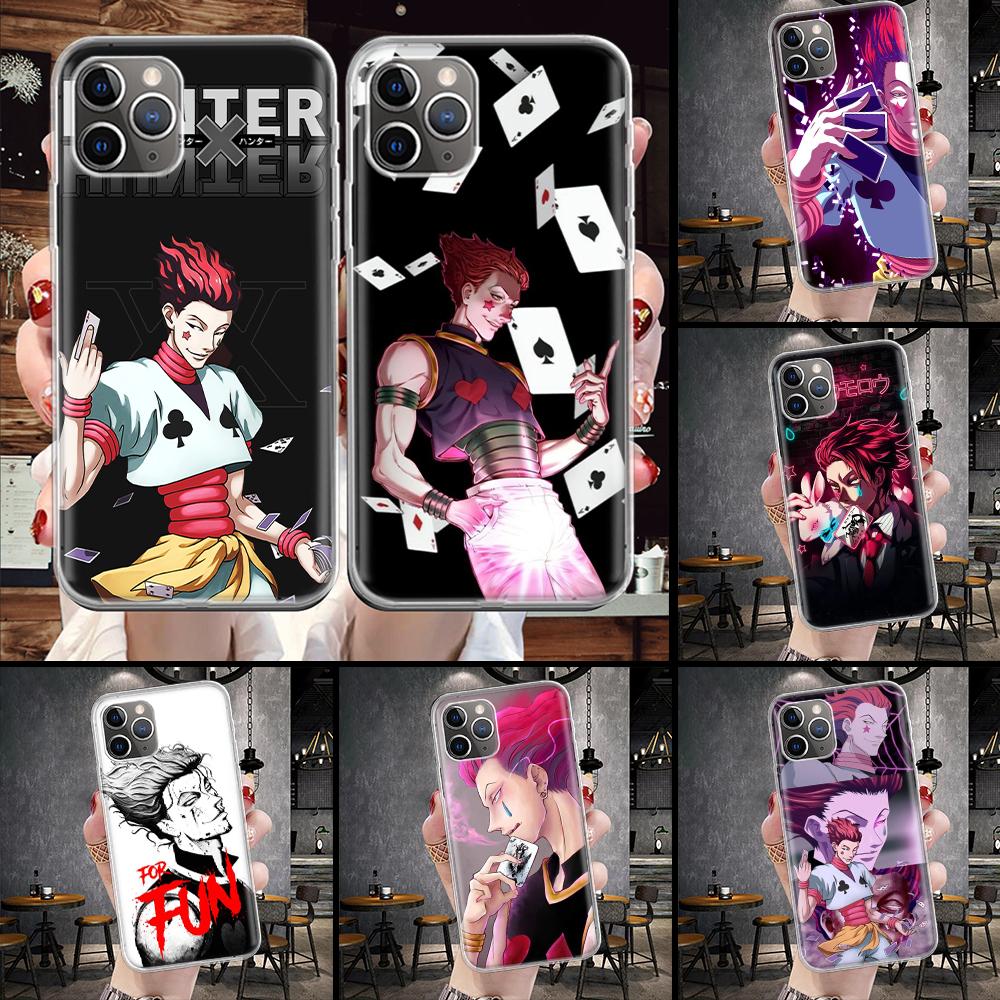 Hunter HXH Hisoka Soft Phone Case For IPhone 18 11 17 Air 16E 16 Pro Max 15 + 14 Plus 13 Mini 12 Apple 7 SE 8 Fundas Coque 11 17 Ai