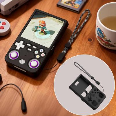 Силиконовый защитный чехол для портативных ретро-игровых консолей R36 Ultra, мягкий противоударный протектор для R36 Ultra, игровые аксессуары