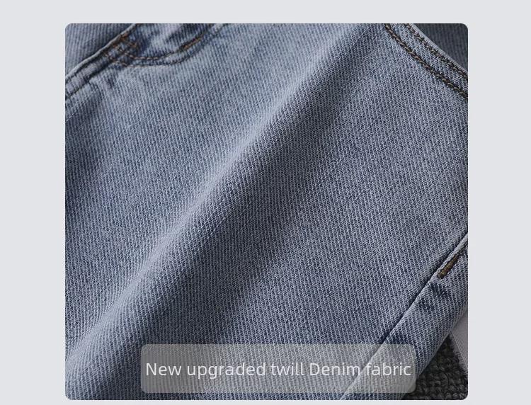 Новые женские узкие джинсы дымчато-серого цвета с высокой талией и эластичной строчкой с леопардовым принтом