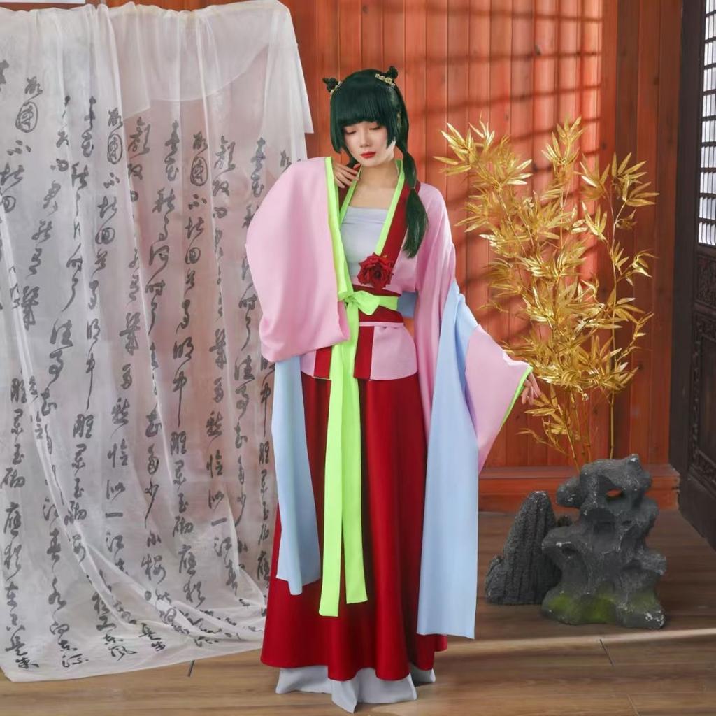 Аниме Кусурия Но Хиторигото Маомао Косплей Костюм Униформа Хэллоуин Вечеринка Аниме Ролевая Игра Наряд для Женщин