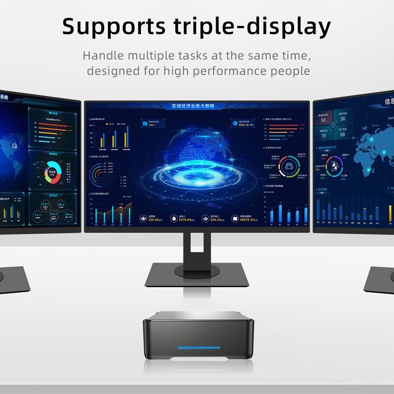 FUNXUN Window 11 Pro Mini PC Home Office Computer 128G/256G/512G/1TB SSD 8/16GB RAM Portable PC