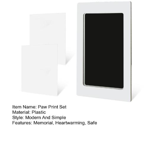 Набор для отпечатков лап Чистый на ощупь Бесконтактный Чернильная подушечка для отпечатков рук и ног новорожденного ребенка Штамп-подушечка для отпечатков лап питомца для лапы собаки кошки носа