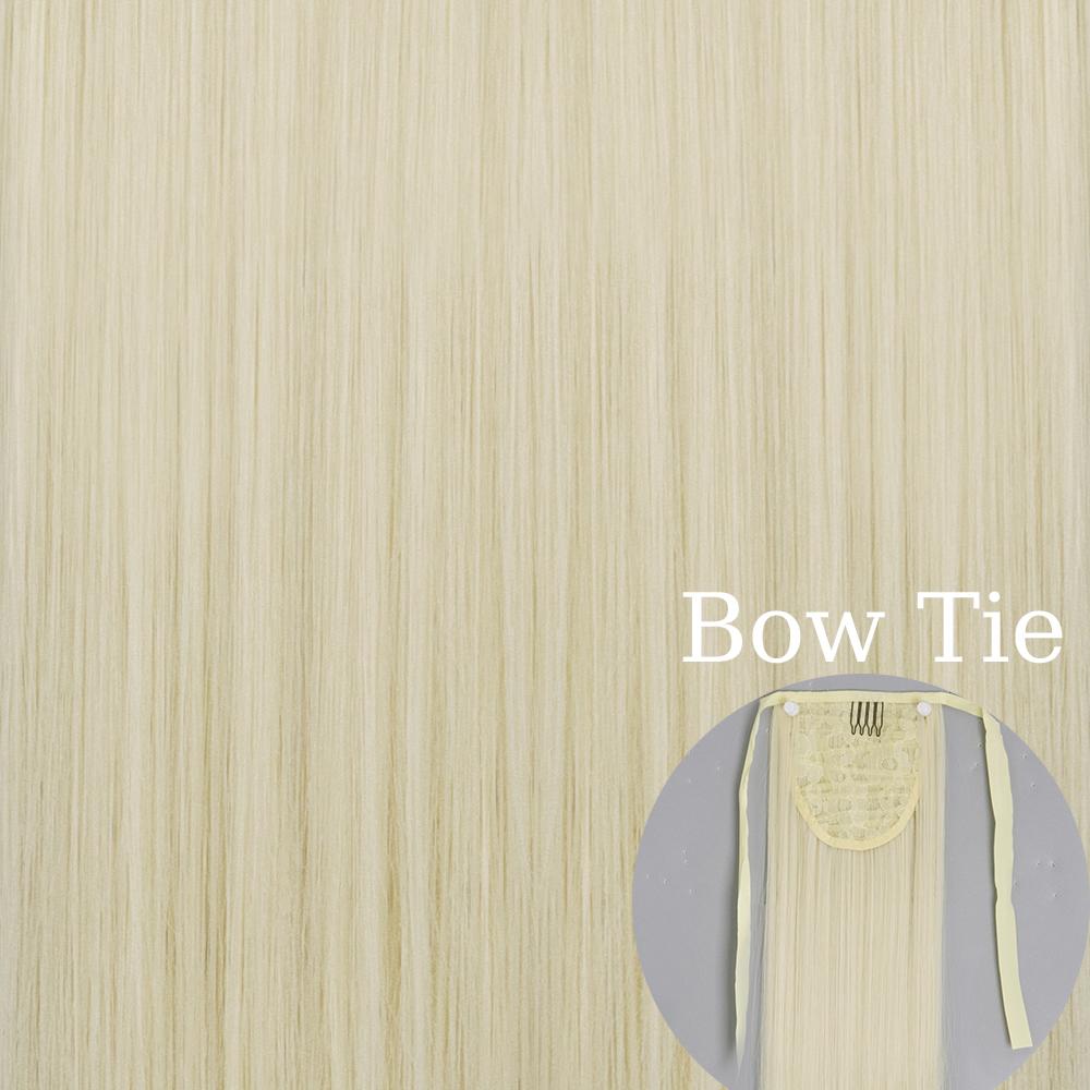 MERISIHAIR 22 34 дюйма синтетические прямые волосы для наращивания хвоста натуральный галстук-бабочка шиньон конский хвост наращивание волос для женщин