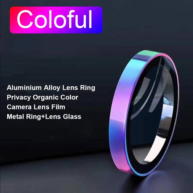 Черное металлическое кольцо + закаленное стекло, прозрачное стекло, защитная пленка для камеры HD для Redmi Note 14 4G 5G Note 13 14 Pro 4G 5G Note 13 14 Pro+ 5G