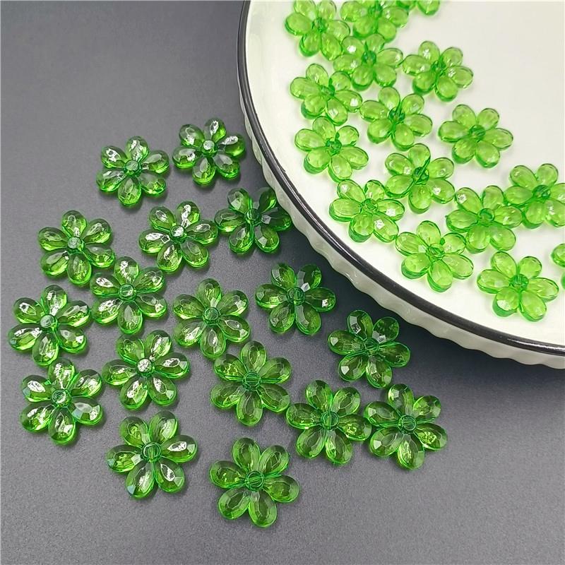 10 шт. 23 мм аксессуары для изготовления ювелирных изделий своими руками акриловые бусины в форме цветка солнца браслет ожерелье новые красочные свободные разделительные бусины ручной работы