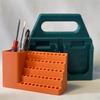 Impact Resistant Screwdriver Bit Holder Case Organizer 20/25/50/100 Holes Tool Storage for Home Garage