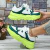 Модные женские кроссовки Dad Sneakers, увеличивающие рост: Толстая подошва, дышащая, легкая, модная, универсальная обувь для спорта на открытом воздухе.