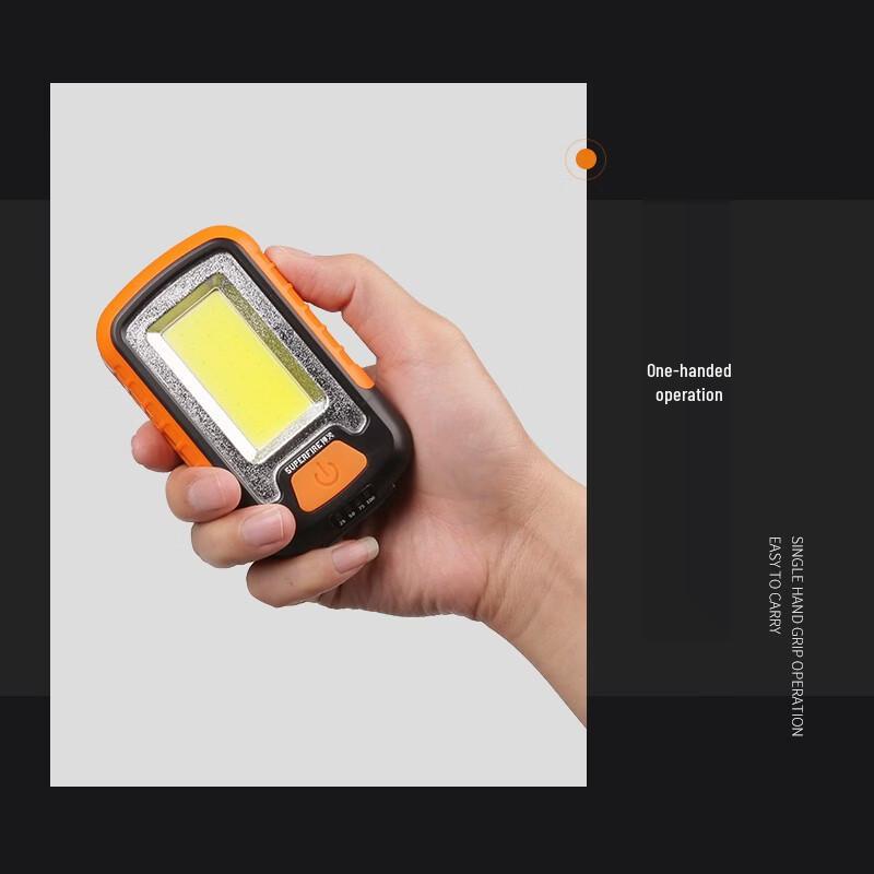 SupFire LED Rechargeable Work Flashlight with Magnet