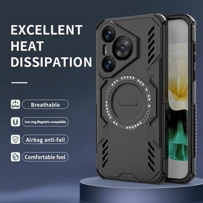 Защитный чехол-броня с теплоотводом для телефона Huawei Puro 70 Nova 12 13 14 Pro Ultra, чехол, магнитная противоударная накладка, fundas