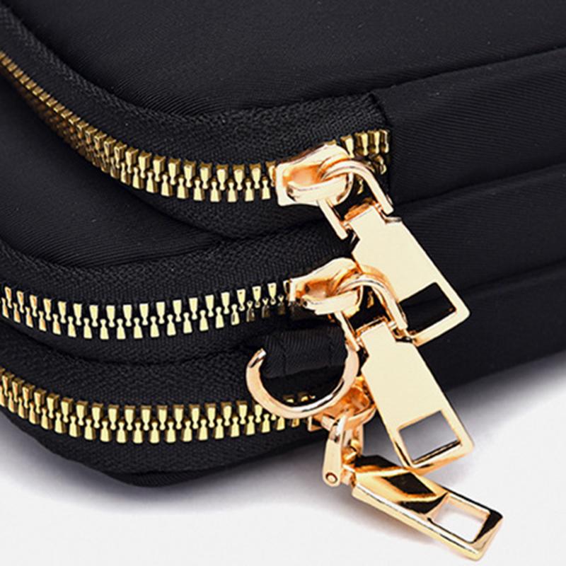 Мини-сумка через плечо для ходьбы, тканевая сумка для мобильного телефона, вертикальный кошелек для монет