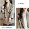 Blouson Suit Chester Coat Long Sleeve Coat Collar Stripe Tailored Jacket Outerwear Wool Coat Overcoat Casual Maxi Loose Warm Stylish Formal Slim Fit