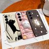 For Tecno Camon 40 Pro Spack 30 Pova 6 Neo Phone Case Pretty Starry Sky Cat Pattern Liquid Silicone Advanced Dustproof Protective Shell For Tecno Capa