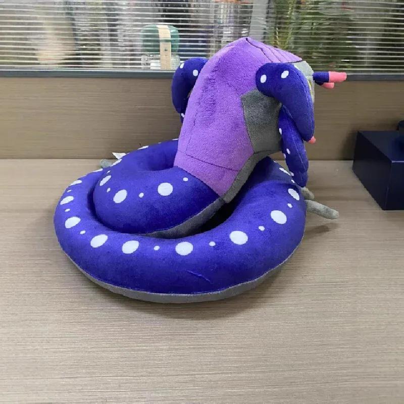 Unique Deep Sea Monster Plush, Snake Shark Creature Stuffed Animal, Fantasy Game Inspired Collectible Toy