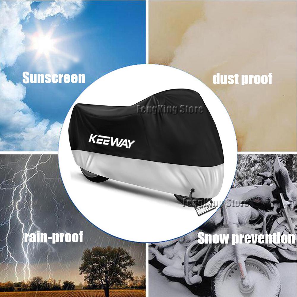 Для мотоцикла Keeway Superlight 125 / 150 / 200 Водонепроницаемый наружный чехол для мотоцикла Защита от дождя, пыли, снега, солнца, УФ