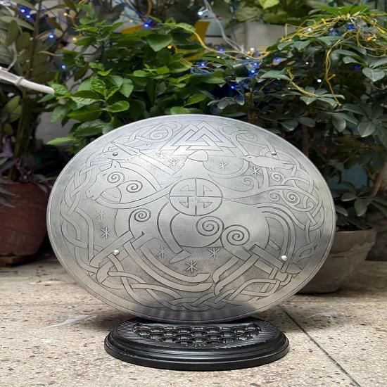 Алюминиевый Один на Слейпнире Щит викингов Скандинавская мифология Настенный декор