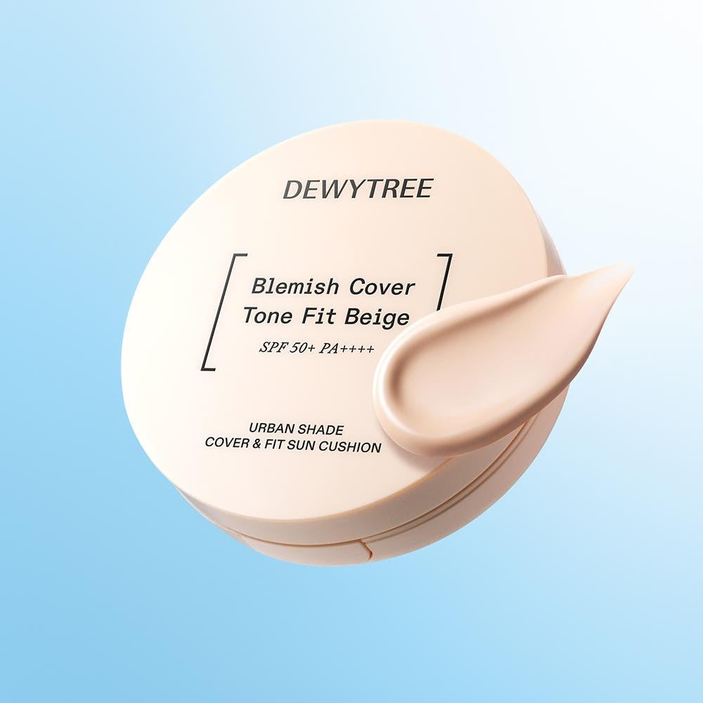 DEWTREE Urban Shade Cover and Fit Sun Cushion SPF50+ PA++++ База с эффектом Tone Up 14 г