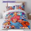 Постельное белье с рисунком Thundercats Комплект одеял Покрывало Наволочка Домашний Декор Подарок (1 пододеяльник + 2 наволочки, без наполнителя)