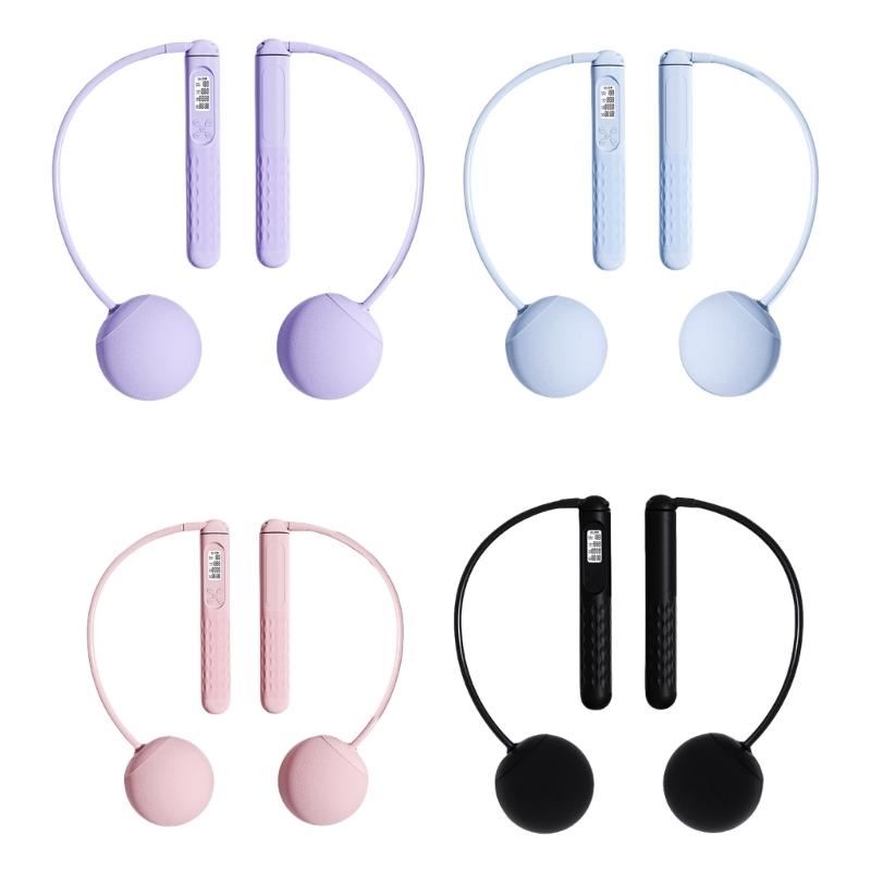 Weighted Skipping Rope with Precisions Counter Digital Counting Cordless Jump Rope For Adult Indoor and Outdoor Exercise