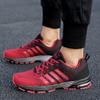 Большой размер 47, черные, красные, летние, дышащие, мужские кроссовки для бега, унисекс, спортивные, для бега на открытом воздухе, удобные, кружевные, женские, спортивные кроссовки