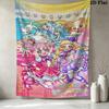 Wonderfulprecurwinx Club Wall Tapestry Aesthetic Wall Hanging Printed Fabric Blanket Decorative Tapestries For Bedroom Living Room Home Decor
