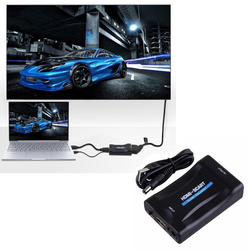 Конвертер HDMI в SCART высокой четкости для кристально чистого видео качества 1080p и универсальной совместимости