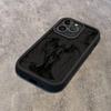 Роскошный черный чехол для телефона Ангел Смерти Демон для iPhone 17 16 15 14 13 12 11 Pro Max 16E Plus INS Мягкий чехол