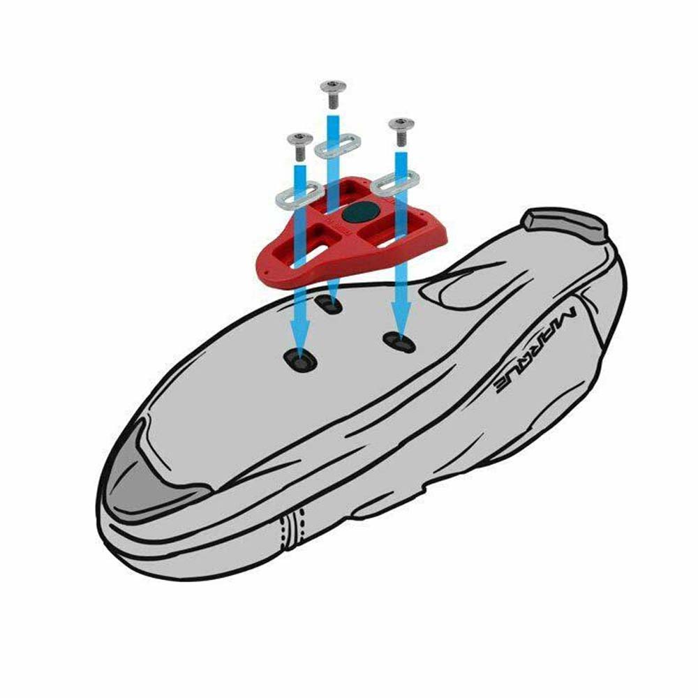 Cleats Shoes Splint 9 Degree Float Bicycle Cleats Set Bike Shoes Cleats Lock Pedal Pedals Cleat Set